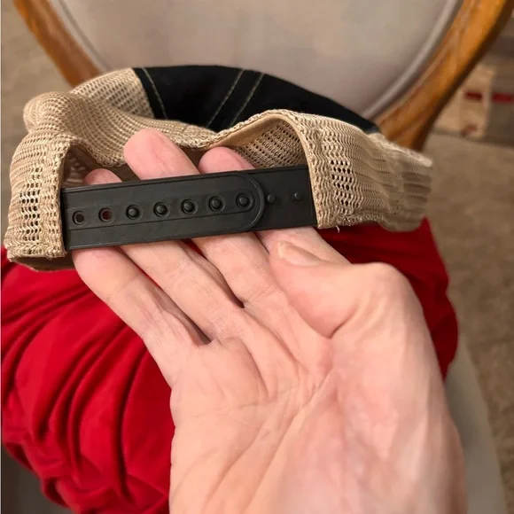 NFL Team Apparel Black and Tan Cap - Picture 4 of 7